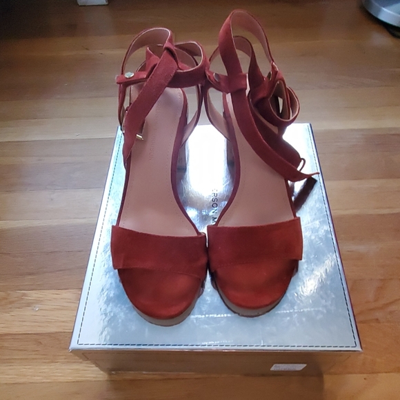 Sigerson Morrison cork heel city sandal - Picture 1 of 6